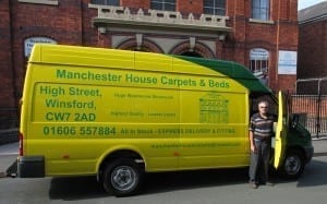Manchester House Carpets Van
